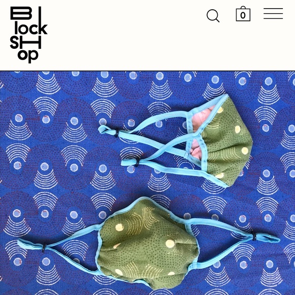 Block Shop Textiles face mask - Picture 3 of 5